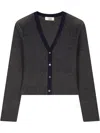 Studio Tomboy V-neck Cardigan In Blue