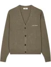 Studio Tomboy V-neck Cardigan In Green