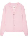 Studio Tomboy V-neck Cardigan In Pink