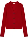 Studio Tomboy V-neck Cardigan In Red