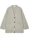 Studio Tomboy V-neck Oversize Cardigan In Grey