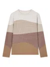 Studio Tomboy Wave-pattern Long-sleeve T-shirt In Multi