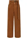 Studio Tomboy Straight-leg Corduroy Trousers In Brown