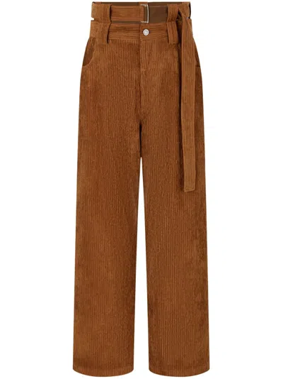 STUDIO TOMBOY WIDE-LEG CORDUROY TROUSERS