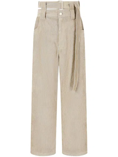 STUDIO TOMBOY WIDE-LEG CORDUROY TROUSERS