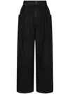 Studio Tomboy Wide-leg Jeans In Black
