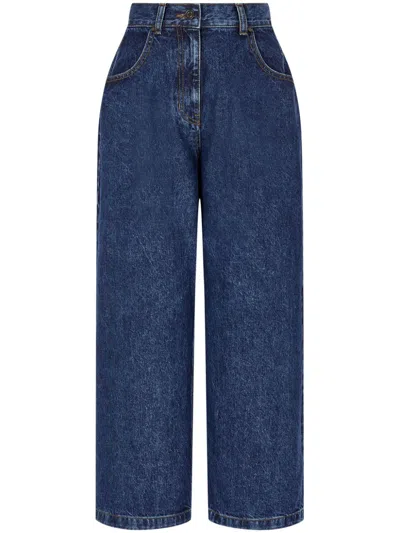 Studio Tomboy Wide-leg Jeans In Blue