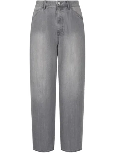 Studio Tomboy Wide-leg Jeans In Grey