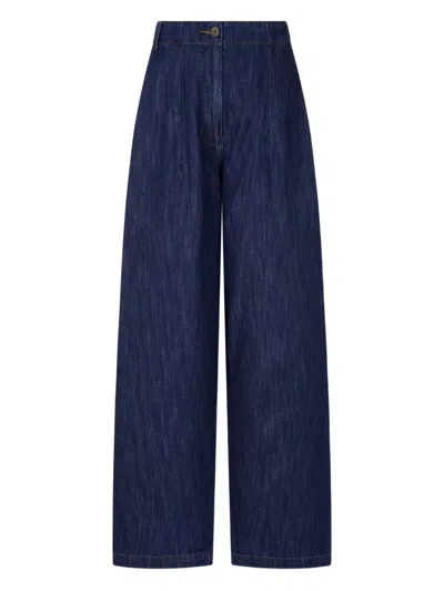 Studio Tomboy Wide-leg Pants In Blue