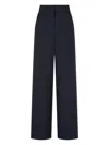 Studio Tomboy Wide-leg Tailored Trousers In Blue