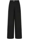 Studio Tomboy Wide-leg Trousers In Black
