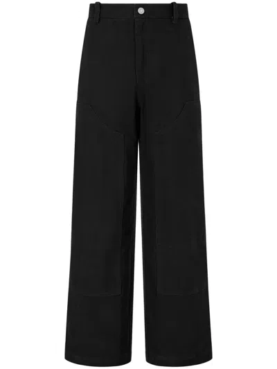 Studio Tomboy Wide-leg Trousers In Black