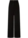 Studio Tomboy Wide-leg Trousers In Black