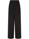 Studio Tomboy Pleated Trousers In Black