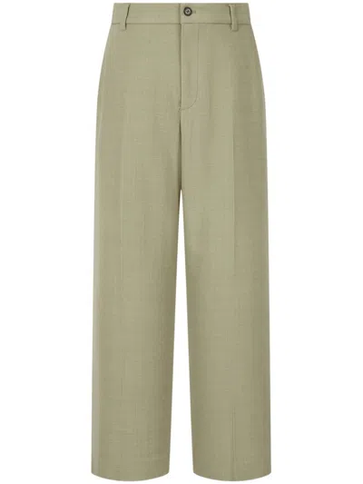 Studio Tomboy Wide-leg Trousers In Green