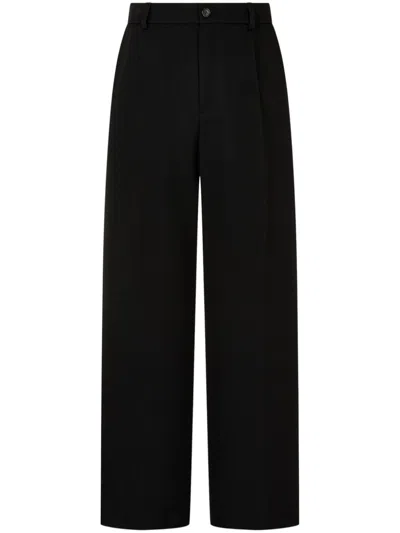 Studio Tomboy Wide-leg Trousers In Schwarz