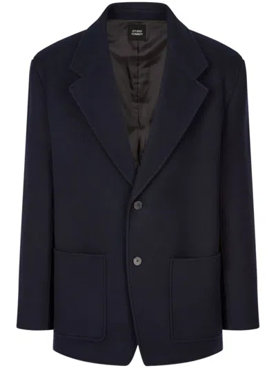 Studio Tomboy Wool Blazer In Blue