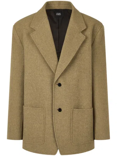 Studio Tomboy Wool Blazer In Neutrals