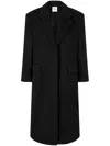 Studio Tomboy Wool Coat In 黑色