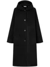Studio Tomboy Wool Coat In Black