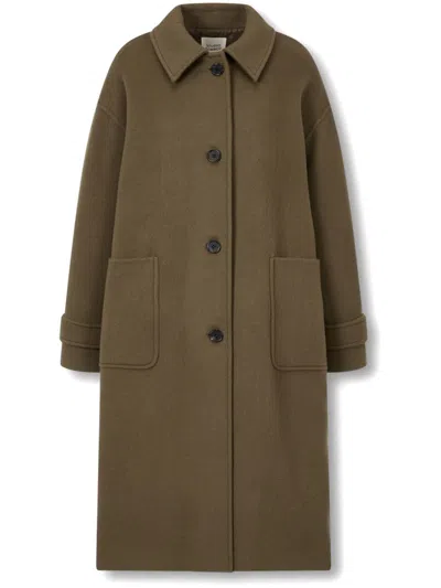 Studio Tomboy Wool Coat In Brown