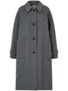 Studio Tomboy Wool Coat In Grey