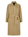 Studio Tomboy Wool Single-breasted Coat In Neutral