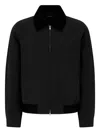 Studio Tomboy Zip-closure Bomber Jacket In Black
