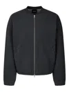Studio Tomboy Zip-closure Bomber Jacket In Gray