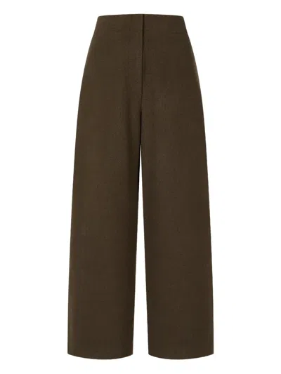 Studio Tomboy Zip-fastening Trousers In Brown