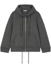 Studio Tomboy Zip-up Oversized Jacket In Grey