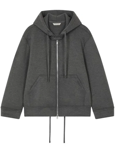 Studio Tomboy Zip-up Oversized Jacket In Grey
