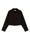 Studio Tomboy Zip-up Shirt In Black