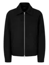 Studio Tomboy Zip-up Wool Jacket In Black