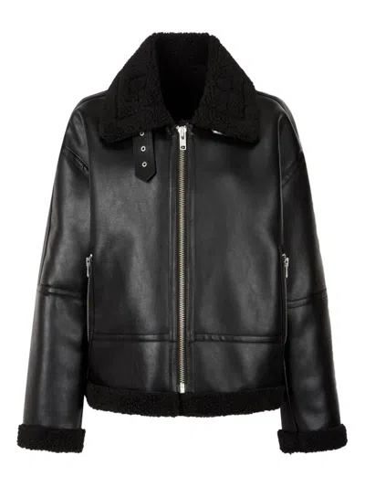 Studio Tomboy Zipped Jacket In Black