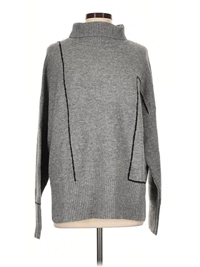 Pre-owned Studio Turtleneck Sweater In Gray