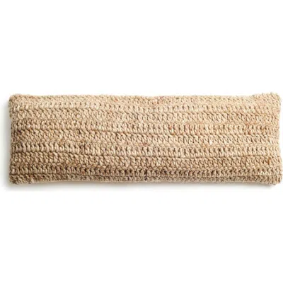 Studio Variously Cider Textured Neutral Brown Pillow In Multi