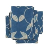 Studio Variously Folio Indigo Handcrafted Shibori Cotton Table Napkins