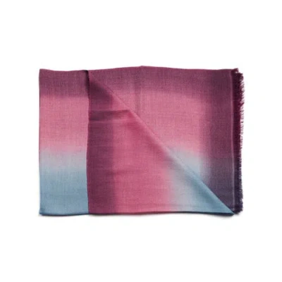Studio Variously Iris Haze Cashmere Merino Handloom Scarf