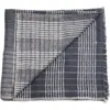 Studio Variously Soft Handwoven Merino Throw In Gray