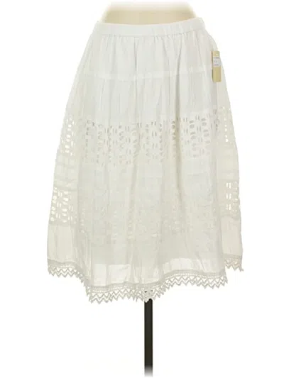 Pre-owned Studio West Casual Skirt In White