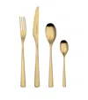 Studio William Tilia Satin Gold 24-piece Cutlery Set In Gold