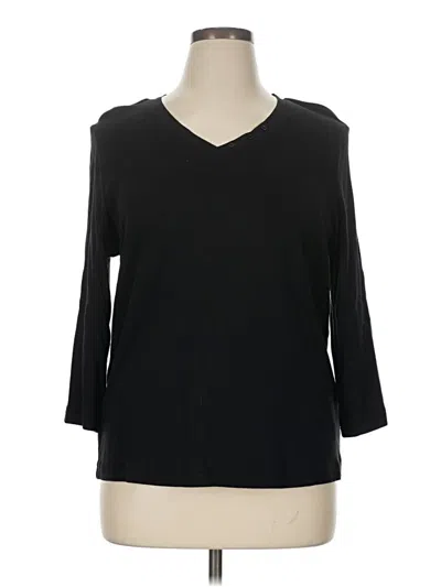 Pre-owned Studio Works 3/4 Sleeve T-shirt In Black