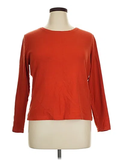 Pre-owned Studio Works 3/4 Sleeve T-shirt In Orange