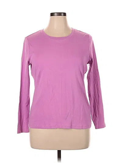 Pre-owned Studio Works 3/4 Sleeve T-shirt In Purple