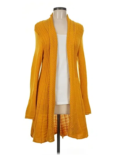 Pre-owned Studio Works Cardigan Sweater In Yellow
