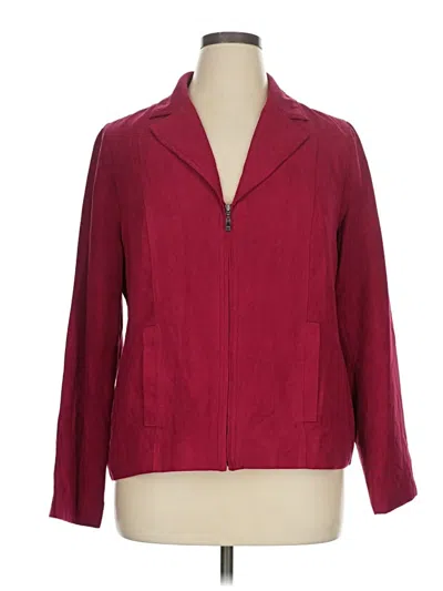 Pre-owned Studio Works Jacket In Burgundy