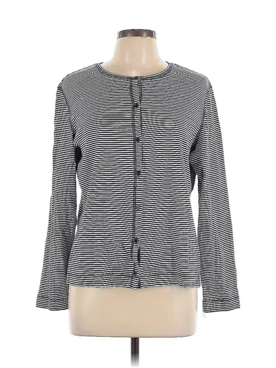 Pre-owned Studio Works Long Sleeve Top Blue Square Neckline Tops