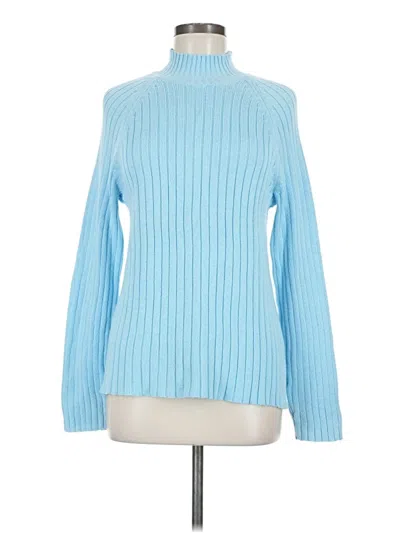 Pre-owned Studio Works Long Sleeve Turtleneck In Blue