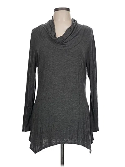 Pre-owned Studio Works Long Sleeve Turtleneck In Gray